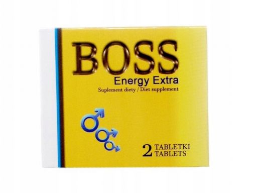 Tabletki podtrzymujące erekcję boss energy extra