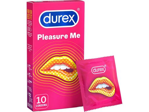 Prążkowane prezerwatywy durex pleasure me 10 sztuk