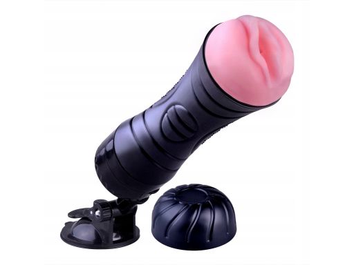 Cipka w latarce z wibracjami i przyssawką sex