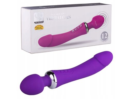 Masażer + wibrator nagrzewający się, sex zabawka
