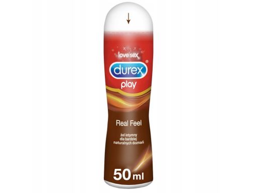 Silikonowy żel intymny durex play real feel 50 ml