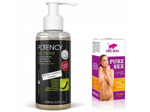 Żel na silną erekcję ll potency gel 150ml