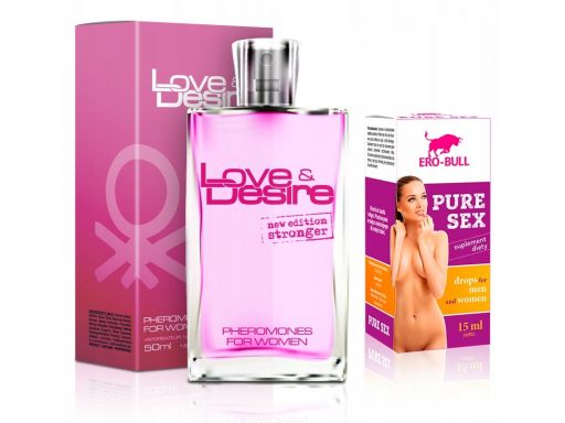 Perfumy z feromonami love desire damskie 100ml org