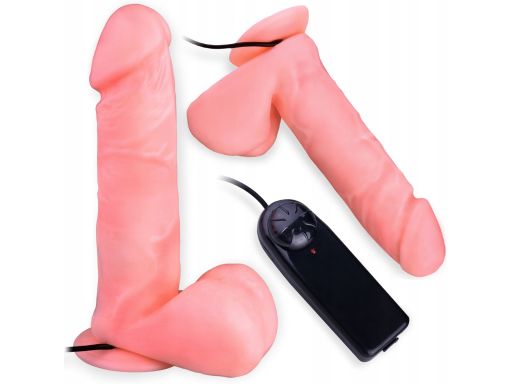 Wibro penis z przyssawką wibrator naturalny