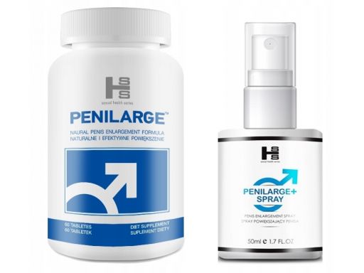 Penilarge komplet na powiększenie tabletki + spray