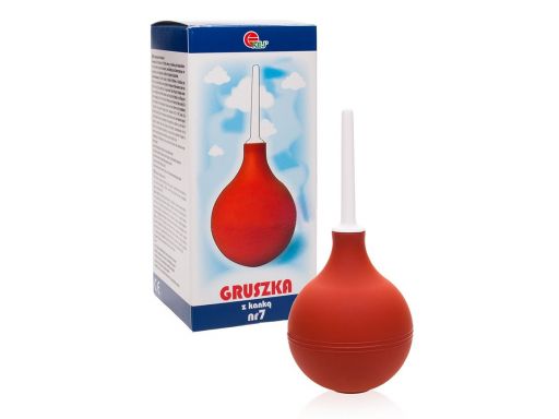 Medyczna gruszka do lewatywy z kanką sex analny