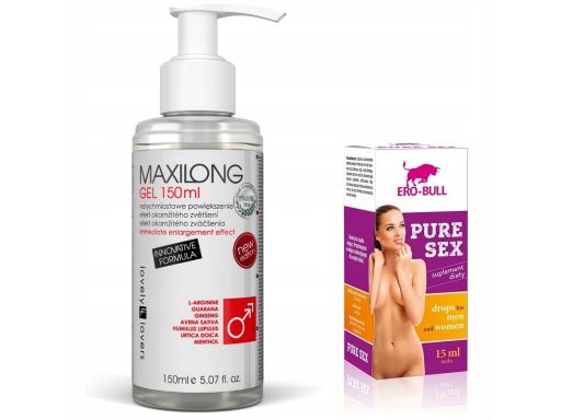 Żel powiększający penisa - maxilong gel 150ml