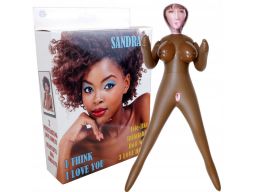 Sandra dmuchana lalka murzynka wieeelkie piersi