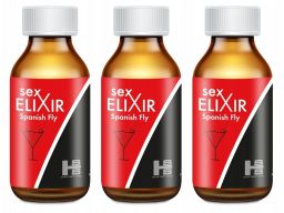Komplet 3 sztuk sex elixir - hiszpańska mucha