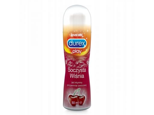 Smakowy żel nawilżający durex play wiśnia