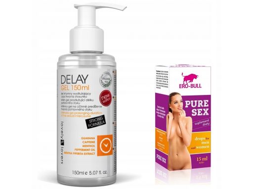 Wydłuża czas trwania stosunku ll delay gel 150 ml