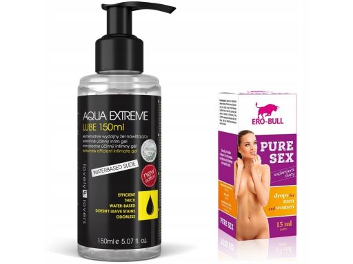 Aqua extreme 150ml gęsty wydajny lubrykant wodny