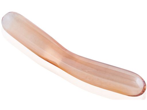 Szklany dong analno pochwowy - penis, dildo