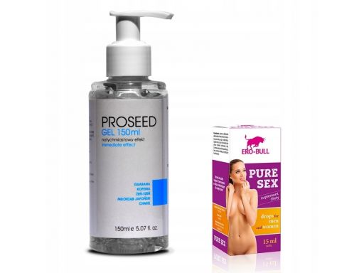 Muskularny penis na erekcję proseed żel 150 ml