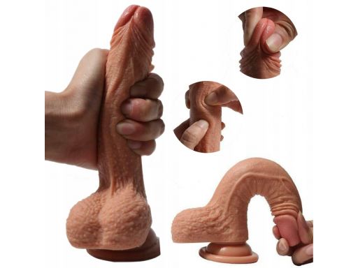 Ultra realistyczny penis, silikonowy członek dildo