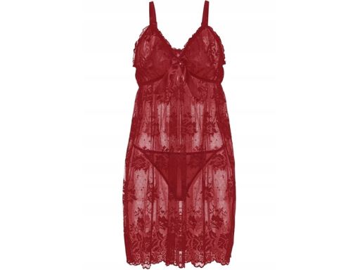 VENUS koszulka nocna erotyczna koronkowa prześwitująca r.44/46