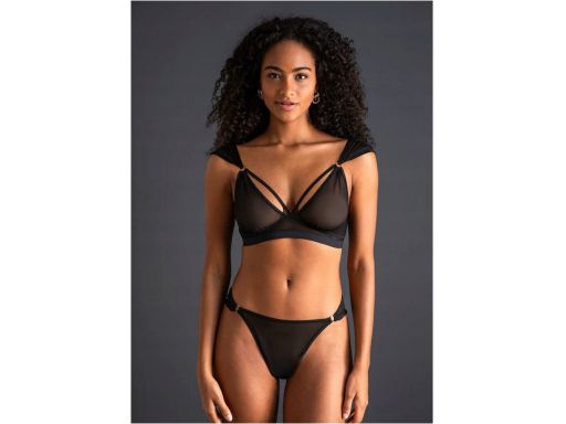 Venus komplet erotyczny siateczkowy ouvert czarny r.44/46