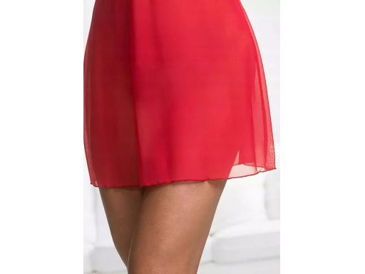 VENUS koszulka nocna czerwona z paskami r.48/50