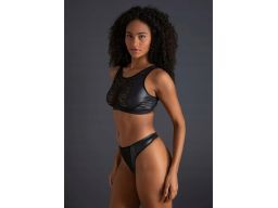 Venus erotyczny biustonosz bustier + stringi koronkowe ouvert r.40/42