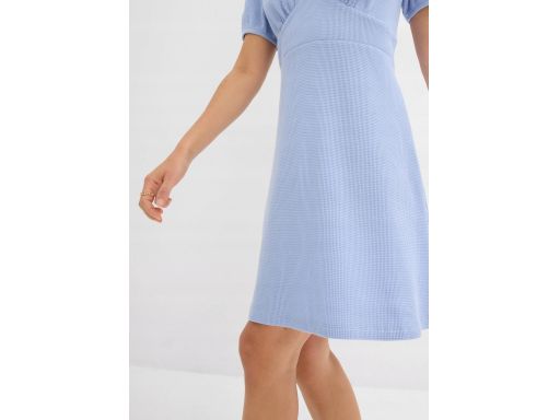 B.P.C. sukienka bawełniana niebieska strukturalna r.48/50
