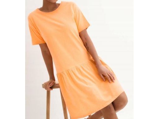 B.P.C sukienka shirtowa pomarańczowa 44/46.