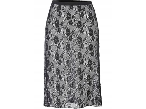 Venus spódnica erotyczna koronkowa prześwitująca czarna r.36/38