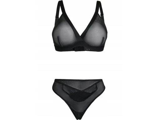 Venus komplet erotyczny siateczkowy czarny r.36/38