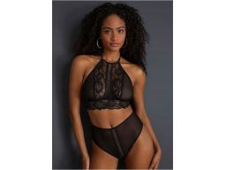 Venus erotyczny biustonosz bustier + figi siateczkowo- koronkowe 44/46