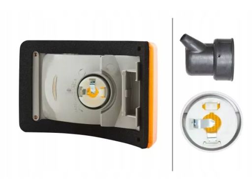2Ba005 603-011 Lampa Kierunkowskazu Przód L/P (Kolor Szkła: Żółty, P21